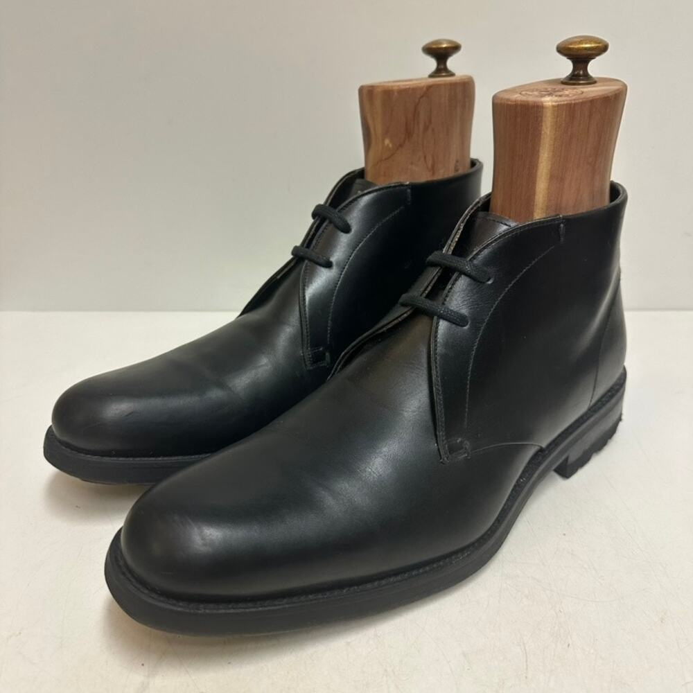 VERY GOOD Magnanni Chukka Boot Black Calf Lug Sole Made in Spain EU 44 US 11 D